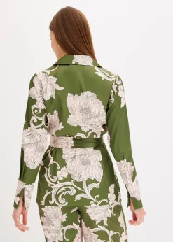 Chemisier en satin fluide