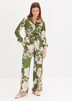 Chemisier en satin fluide