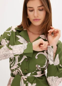 Chemisier en satin fluide