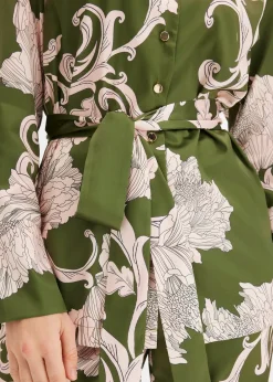 Chemisier en satin fluide