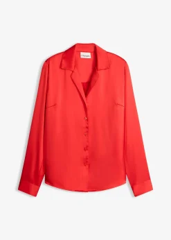 Chemisier en satin léger