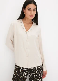 Chemisier en satin léger