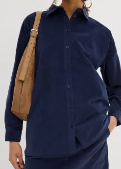 Chemisier en velours côtelé