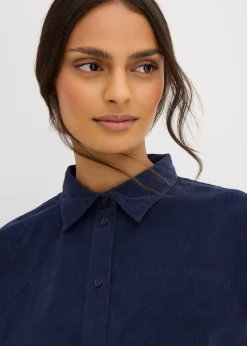 Chemisier en velours côtelé