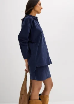 Chemisier en velours côtelé