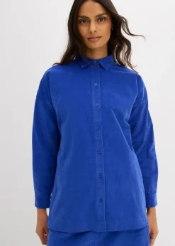 Chemisier en velours côtelé