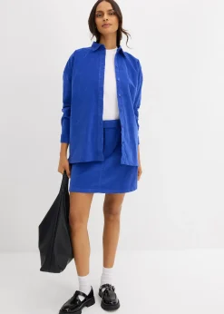 Chemisier en velours côtelé