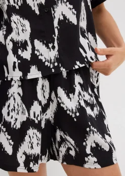 Chemisier en viscose avec imprimé ethnique