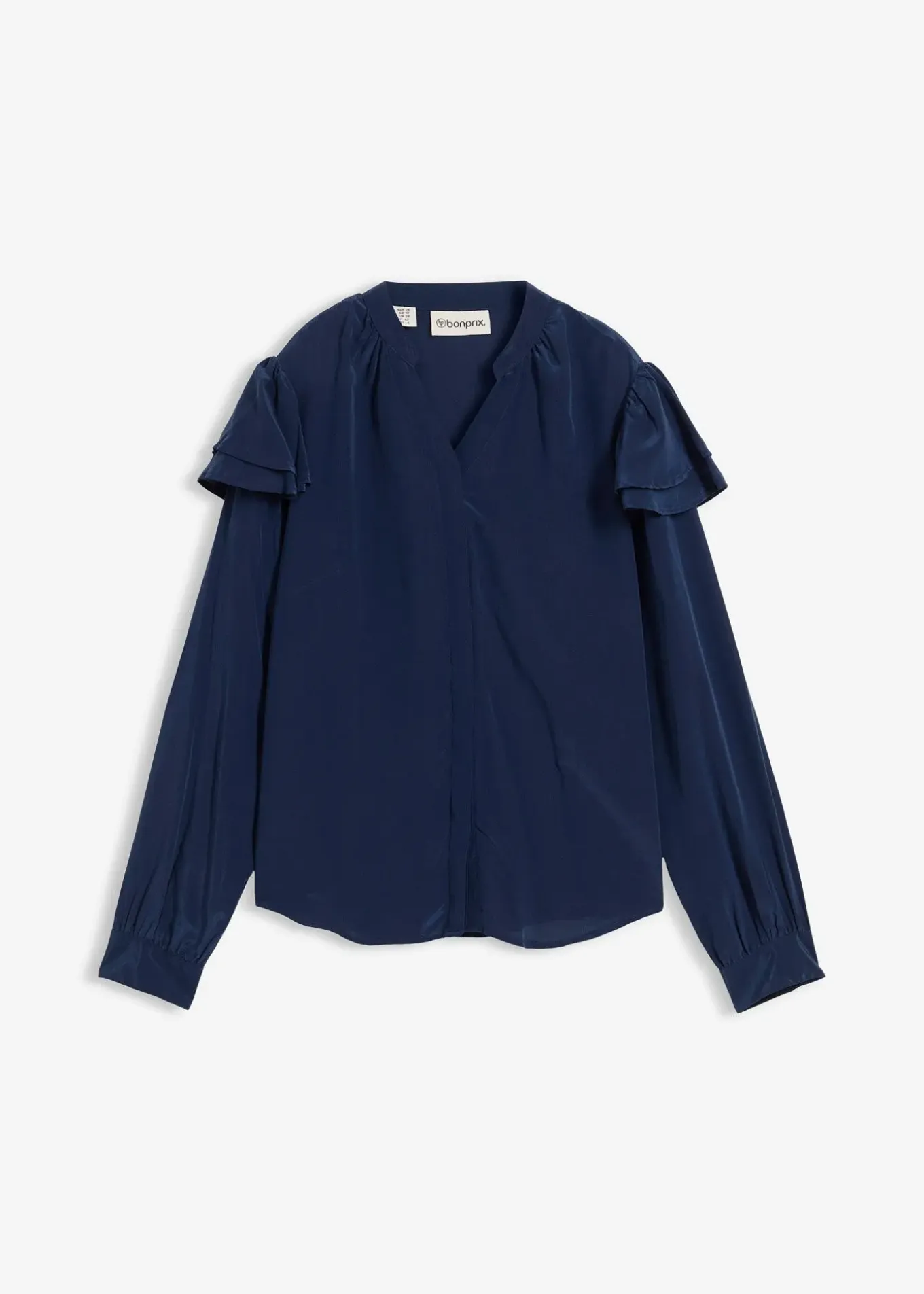 Chemisier en viscose et soie