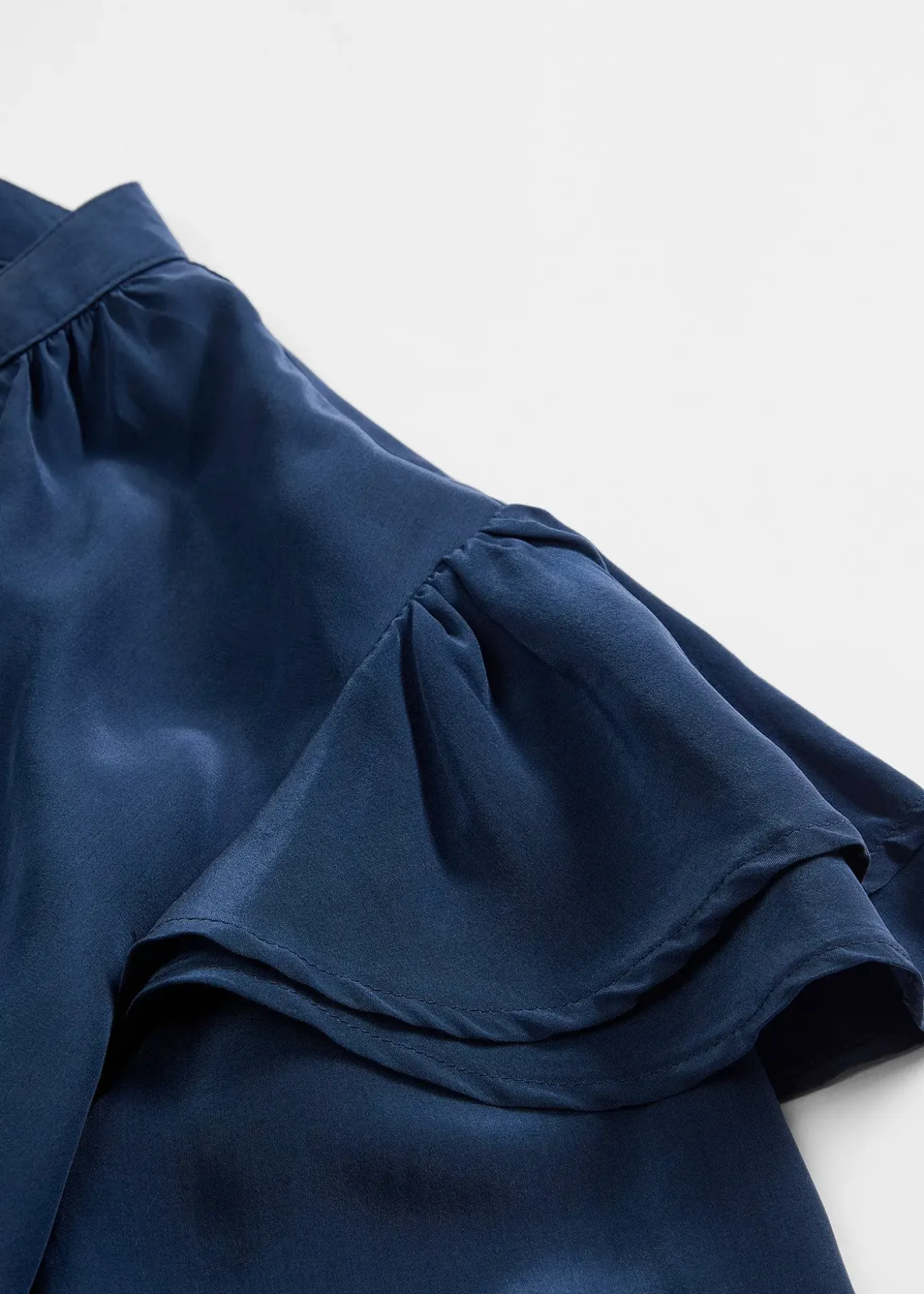 Chemisier en viscose et soie