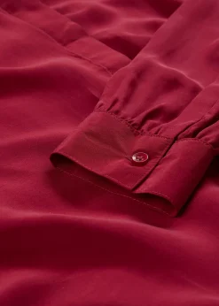 Chemisier en viscose et soie