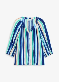 Chemisier en viscose texturée