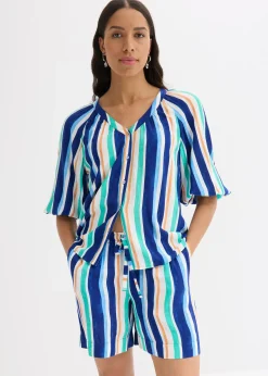 Chemisier en viscose texturée