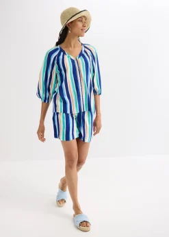 Chemisier en viscose texturée