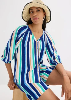 Chemisier en viscose texturée