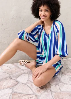 Chemisier en viscose texturée