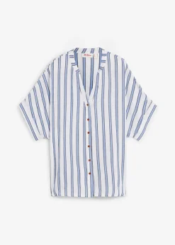 Chemisier fluide en crépon de viscose