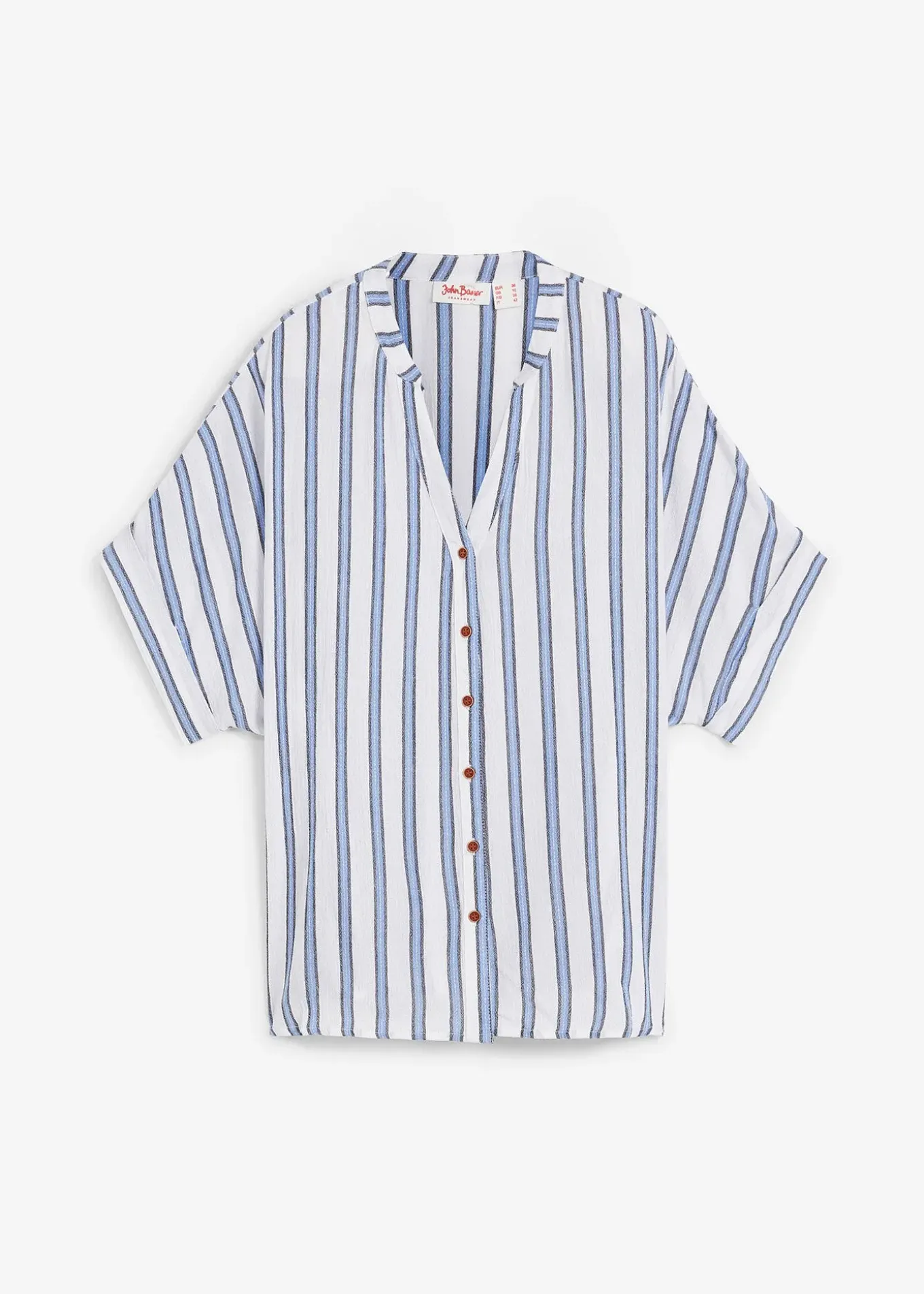 Chemisier fluide en crépon de viscose