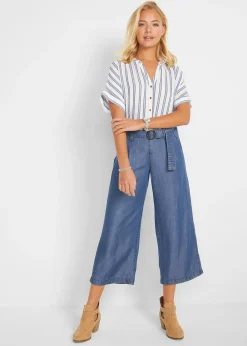 Chemisier fluide en crépon de viscose