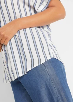 Chemisier fluide en crépon de viscose