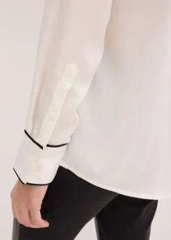 Chemisier fluide en satin