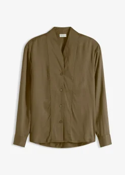 Chemisier fluide en satin