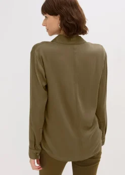 Chemisier fluide en satin