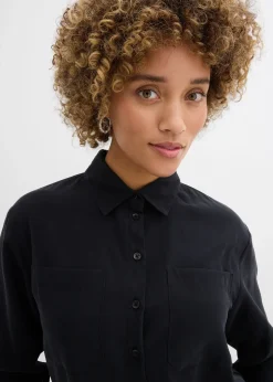 Chemisier fluide en viscose mélangée