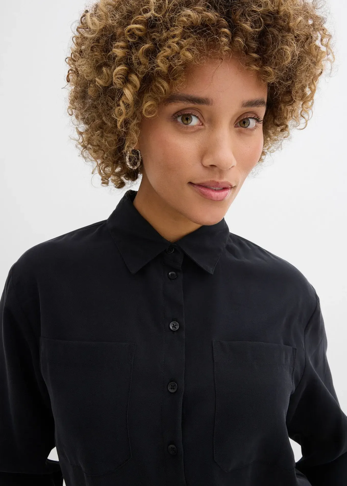 Chemisier fluide en viscose mélangée