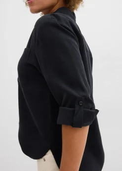 Chemisier fluide en viscose mélangée