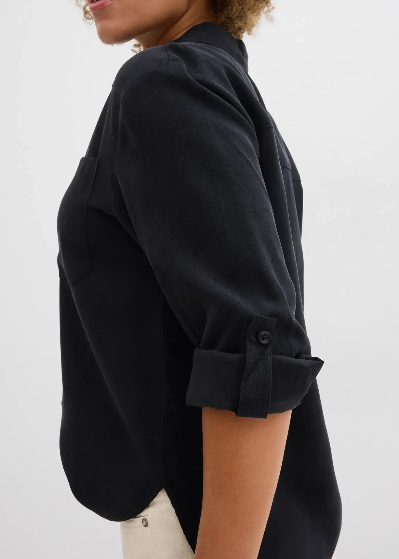 Chemisier fluide en viscose mélangée