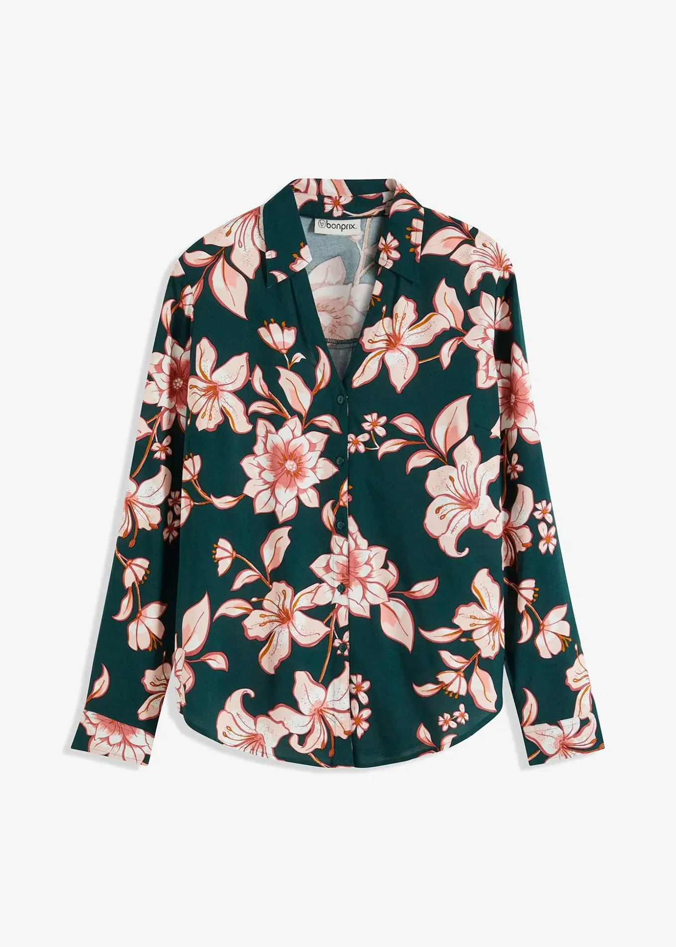 Chemisier imprimé en viscose fluide