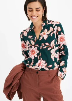 Chemisier imprimé en viscose fluide