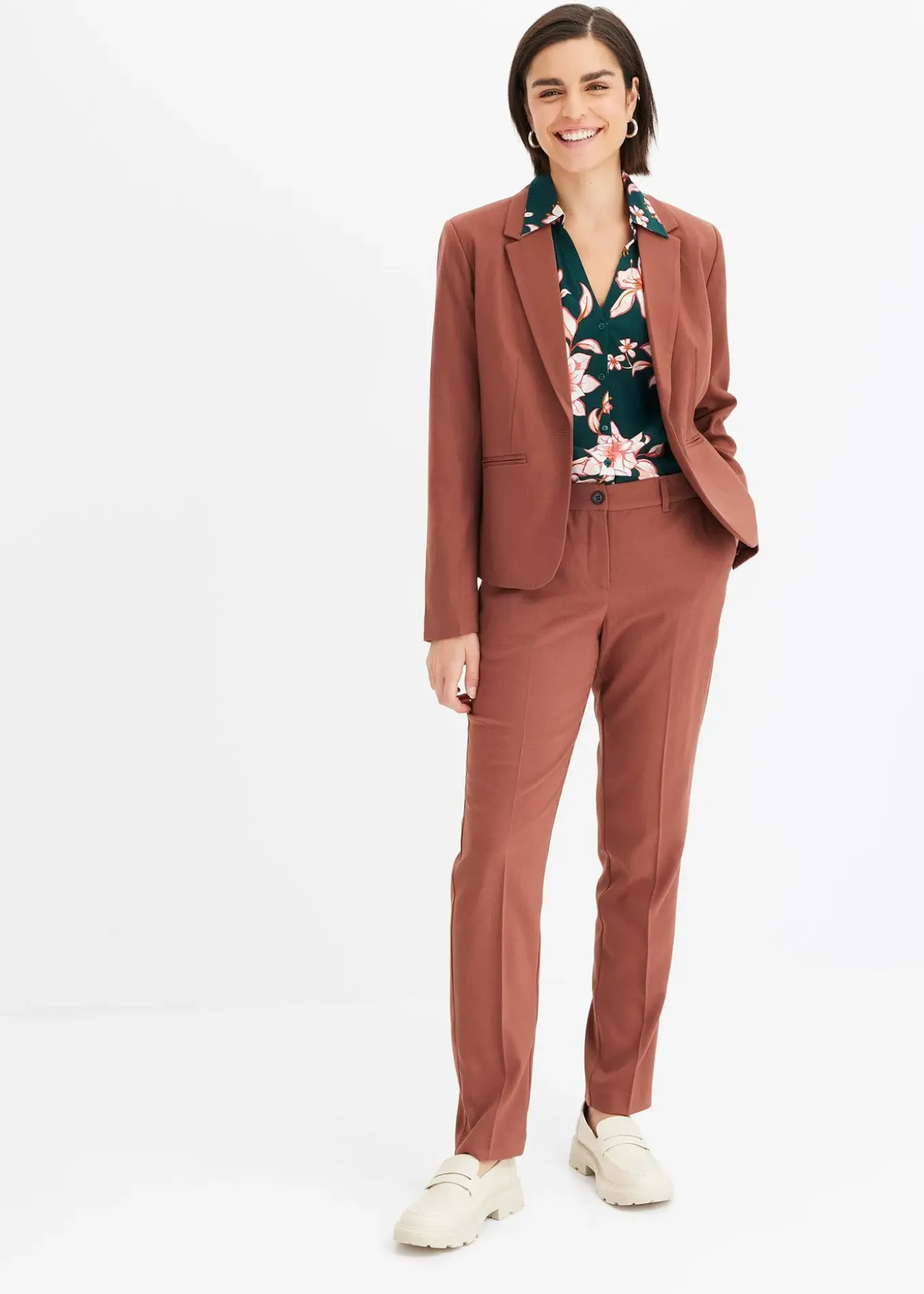 Chemisier imprimé en viscose fluide