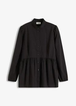 Chemisier long à fronces
