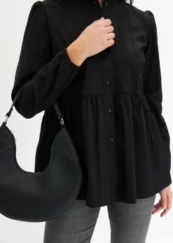 Chemisier long à fronces