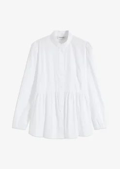 Chemisier long à fronces