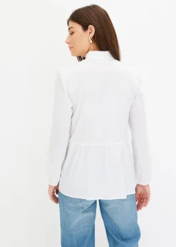 Chemisier long à fronces