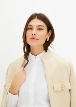 Chemisier long à fronces