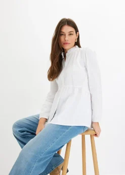 Chemisier long à fronces