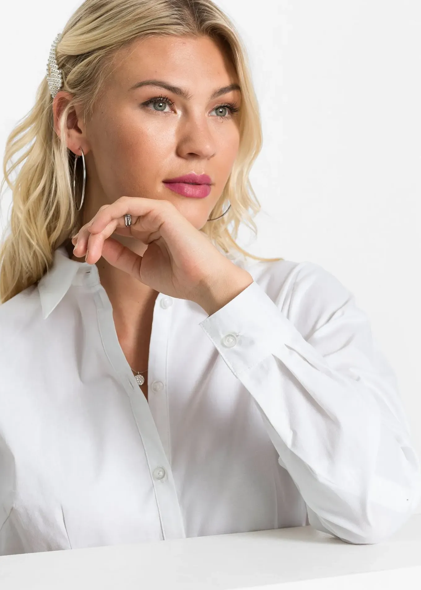 Chemisier long avec volant