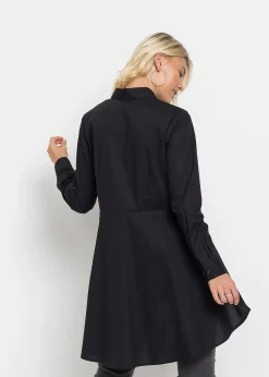 Chemisier long avec volant