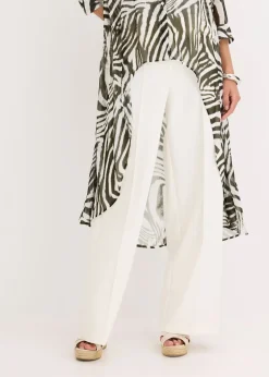 Chemisier long en crêpe