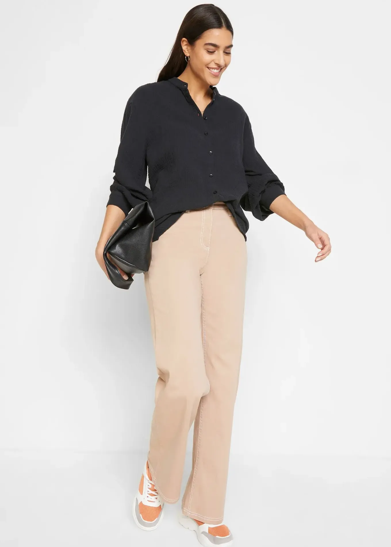 Chemisier long en gaze de coton