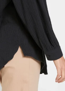 Chemisier long en gaze de coton