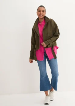 Chemisier long en gaze de coton