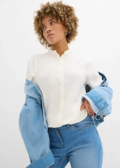 Chemisier long en gaze de coton