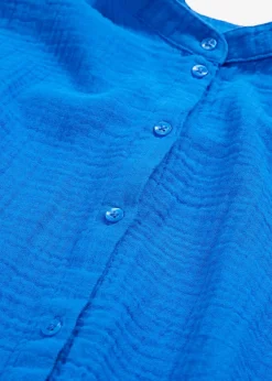 Chemisier long en gaze de coton