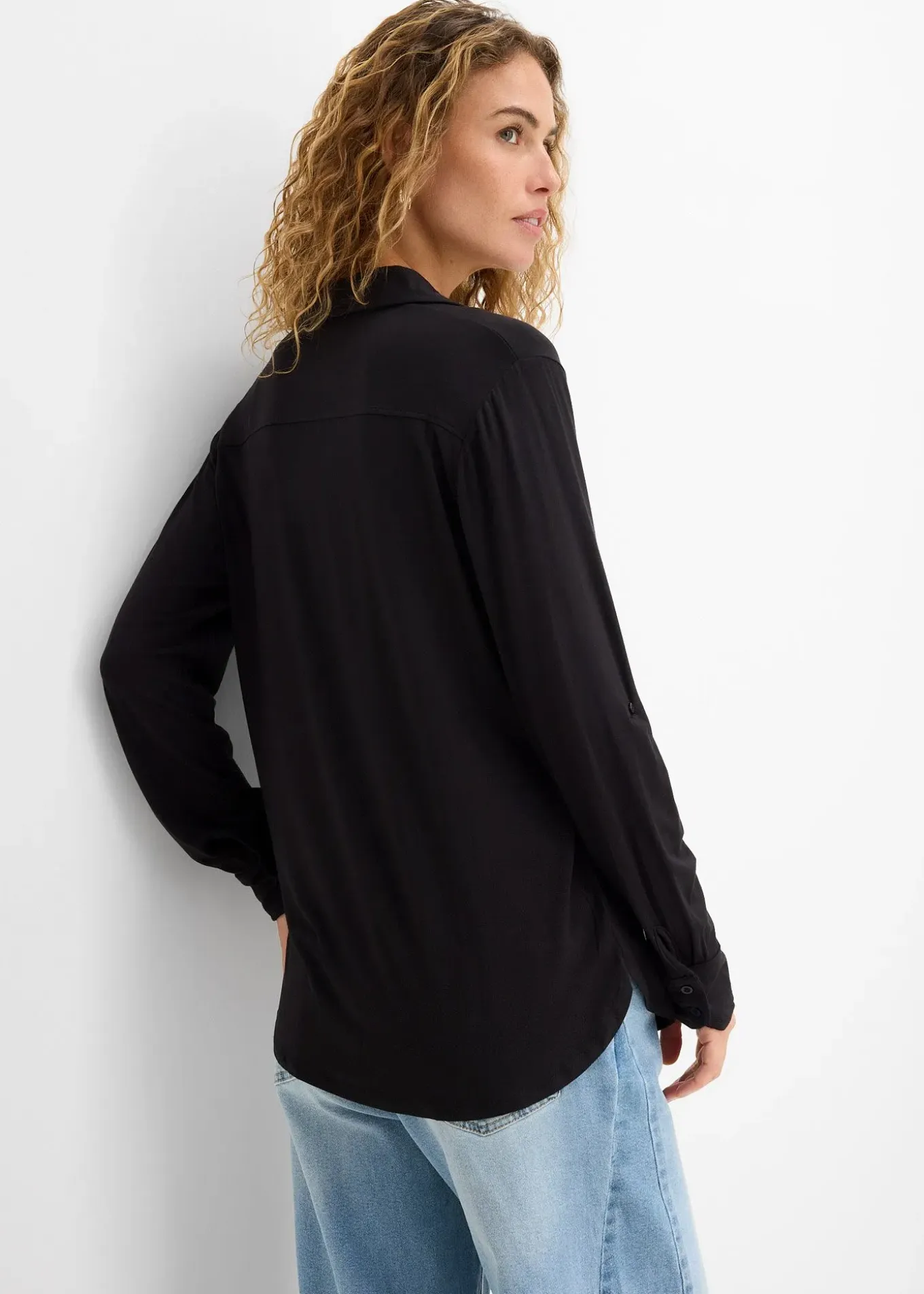 Chemisier long en jersey