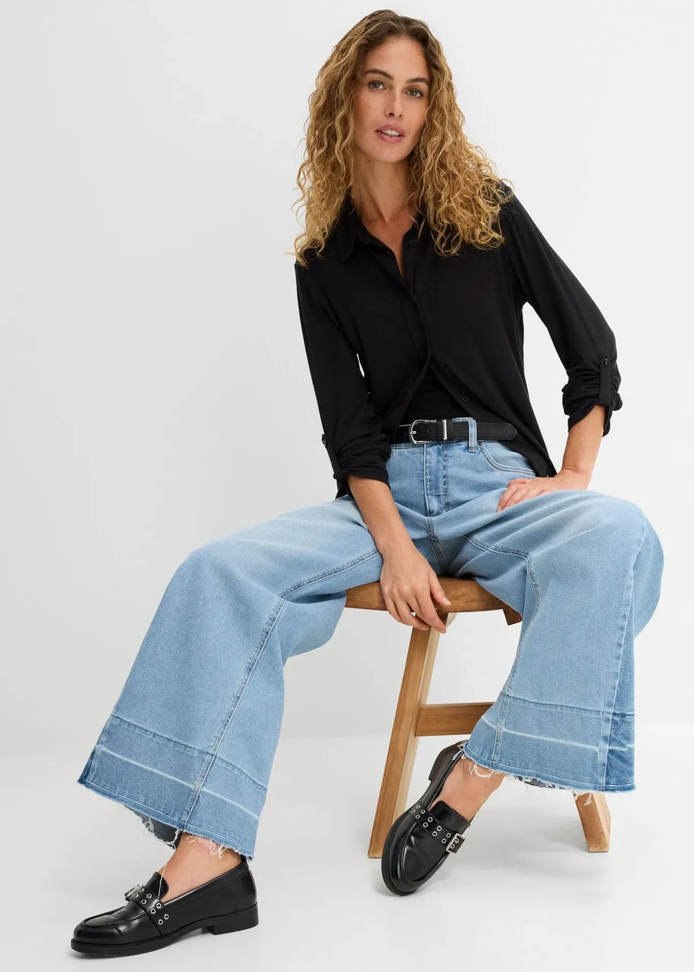 Chemisier long en jersey